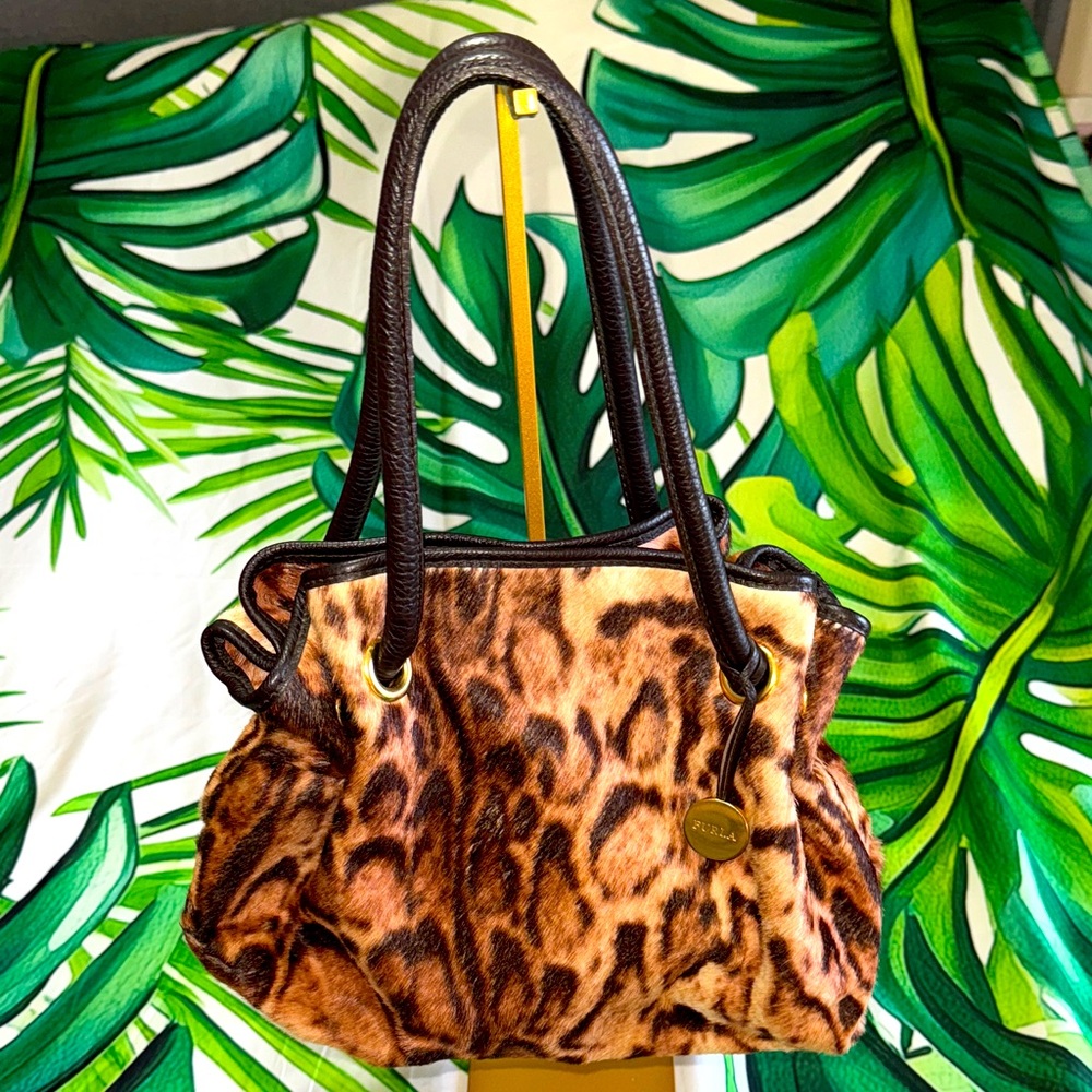 FURLA Leopard Print Women's Bag